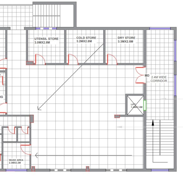 Japanese Theme Restaurant Plan 1